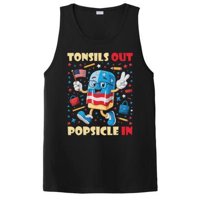 Tonsils Out Popsicles In Patriotic Usa Flag 4th Of July PosiCharge Competitor Tank