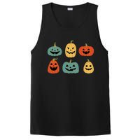 Types Of Pumpkin Jack O Lantern Collection Retro Halloween PosiCharge Competitor Tank