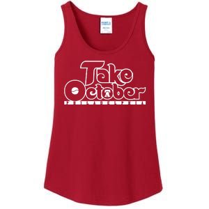 Take October Philly Shirt Philadelphia Baseball Ladies Essential Tank