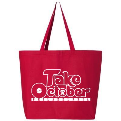 Take October Philly Shirt Philadelphia Baseball 25L Jumbo Tote