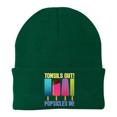 Tonsils Out Popsicles In Tonsillectomy Removal Surgery Knit Cap Winter Beanie