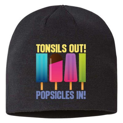 Tonsils Out Popsicles In Tonsillectomy Removal Surgery Sustainable Beanie