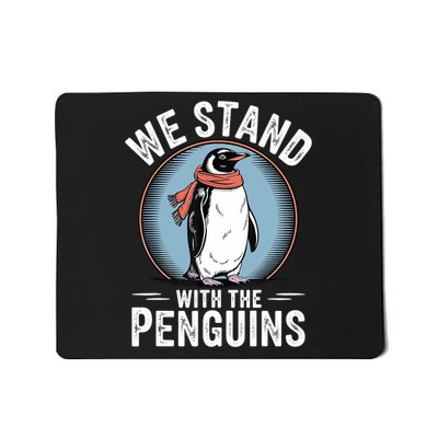 Tariffs On Penguins Heard Island We Stand With The Penguins  Mousepad