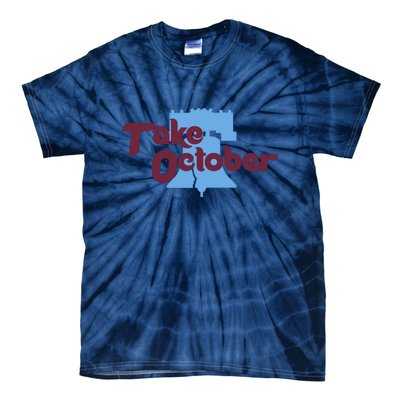 Take October Philadelphia Baseball Tie-Dye T-Shirt