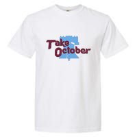 Take October Philadelphia Baseball Garment-Dyed Heavyweight T-Shirt