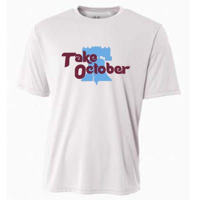 Take October Philadelphia Baseball Cooling Performance Crew T-Shirt