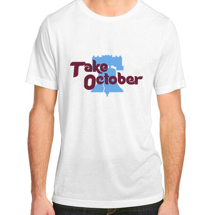 Take October Philadelphia Baseball Adult ChromaSoft Performance T-Shirt