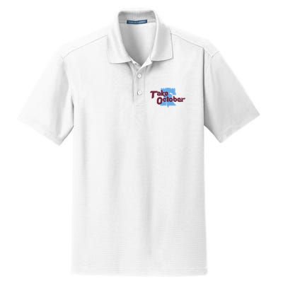 Take October Philadelphia Baseball Dry Zone Grid Polo