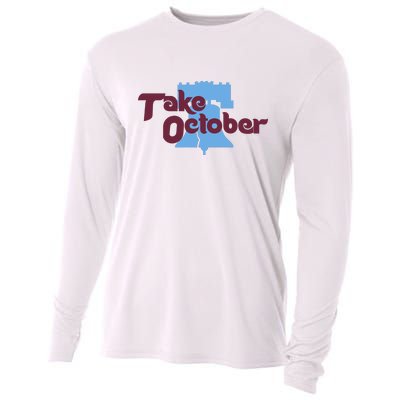 Take October Philadelphia Baseball Cooling Performance Long Sleeve Crew