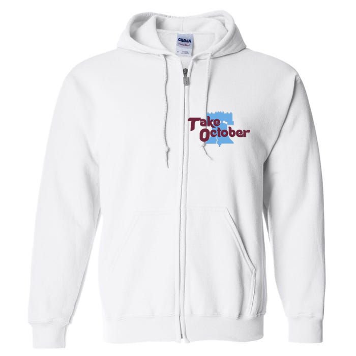 Take October Philadelphia Baseball Full Zip Hoodie