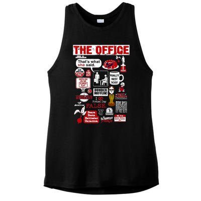 The Office Quote Ladies PosiCharge Tri-Blend Wicking Tank