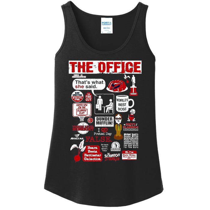 The Office Quote Ladies Essential Tank