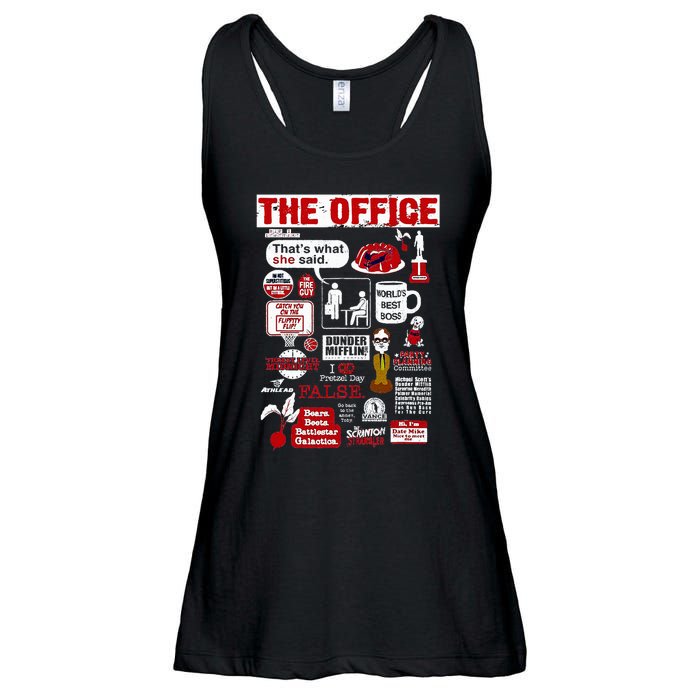 The Office Quote Ladies Essential Flowy Tank