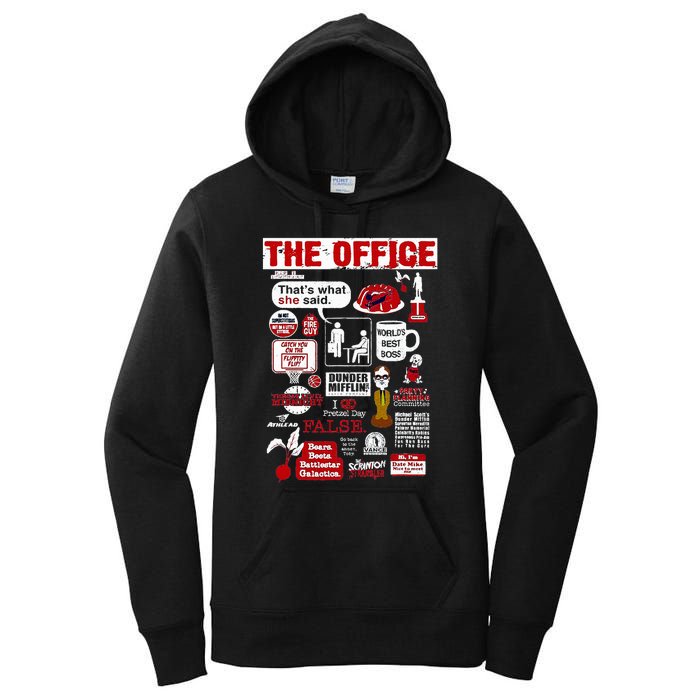 The Office Quote Women's Pullover Hoodie