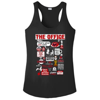 The Office Quote Ladies PosiCharge Competitor Racerback Tank