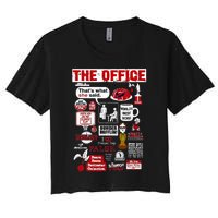 The Office Quote Women's Crop Top Tee