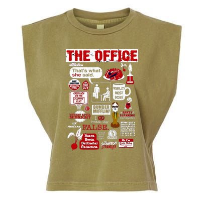 The Office Quote Garment-Dyed Women's Muscle Tee