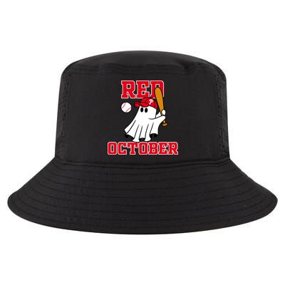 Take October Red October Philadelphia Ghost Baseball Halloween Cool Comfort Performance Bucket Hat
