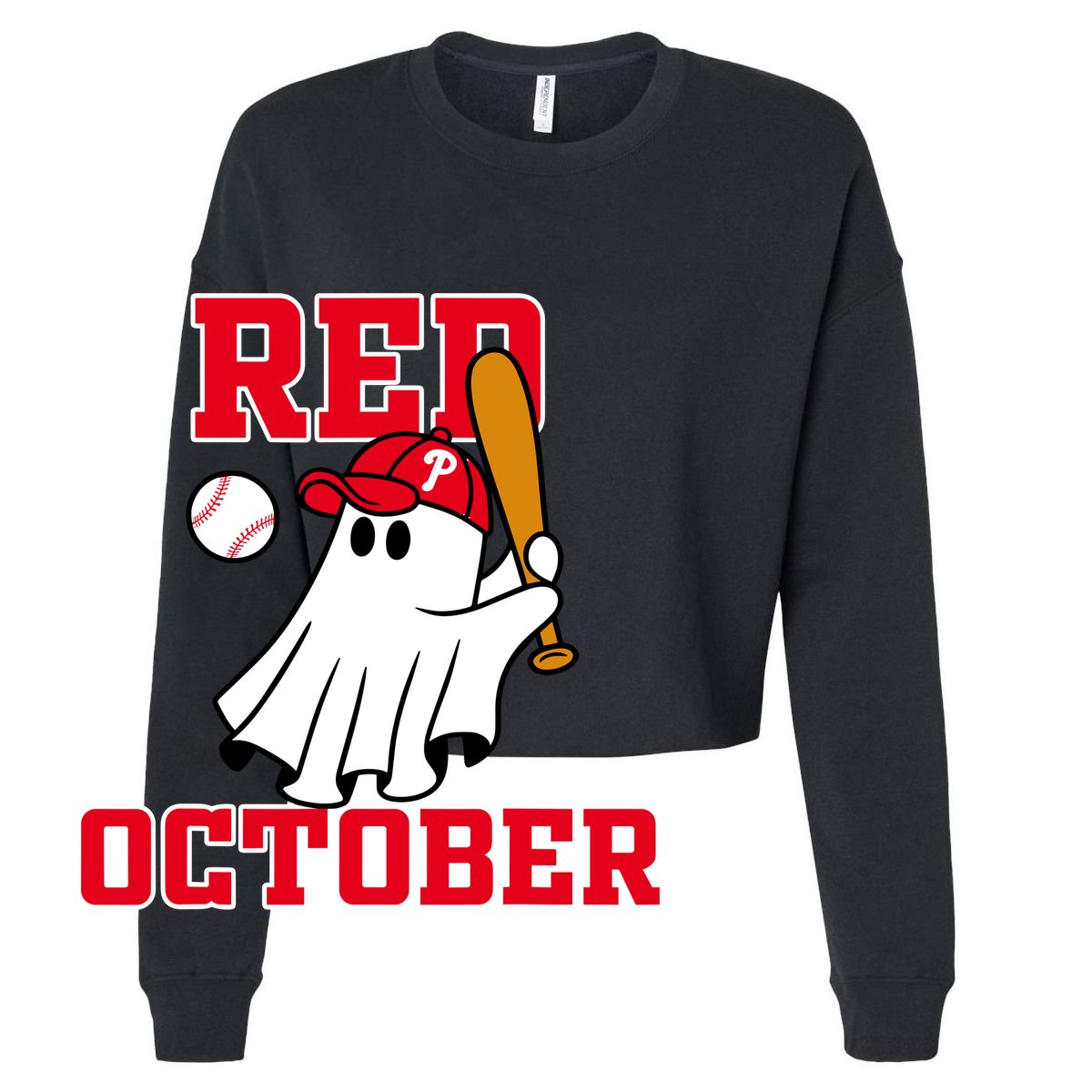 Take October Red October Philadelphia Ghost Baseball Halloween 11oz C Handle Ceramic Mug