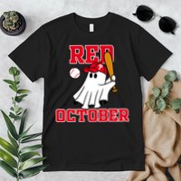 Take October Red October Philadelphia Ghost Baseball Halloween Premium T-Shirt