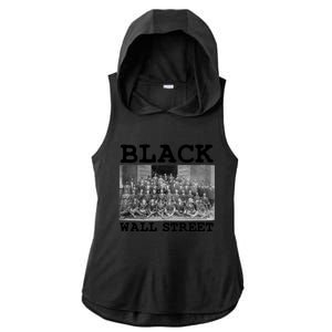 Tulsa Oklahoma Retro Black History Month Black Wall Street Cool Gift Ladies PosiCharge Tri-Blend Wicking Draft Hoodie Tank