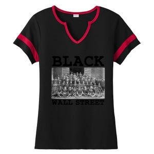 Tulsa Oklahoma Retro Black History Month Black Wall Street Cool Gift Ladies Halftime Notch Neck Tee