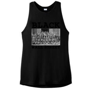 Tulsa Oklahoma Retro Black History Month Black Wall Street Cool Gift Ladies PosiCharge Tri-Blend Wicking Tank