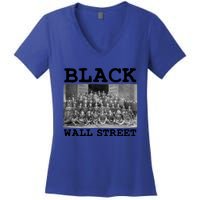 Tulsa Oklahoma Retro Black History Month Black Wall Street Cool Gift Women's V-Neck T-Shirt