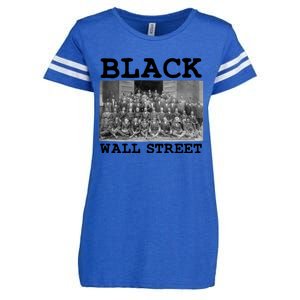 Tulsa Oklahoma Retro Black History Month Black Wall Street Cool Gift Enza Ladies Jersey Football T-Shirt