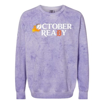 Tigers October Ready Colorblast Crewneck Sweatshirt