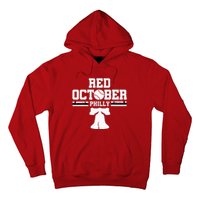 Take October Red Baseball Fan Hoodie