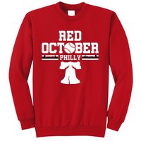 Take October Red Baseball Fan Sweatshirt