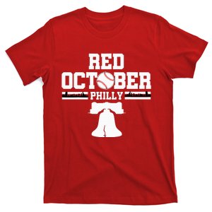 Take October Red Baseball Fan T-Shirt