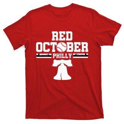 Take October Red Baseball Fan T-Shirt