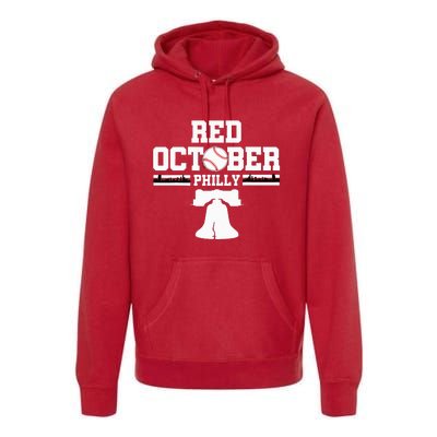 Take October Red Baseball Fan Premium Hoodie