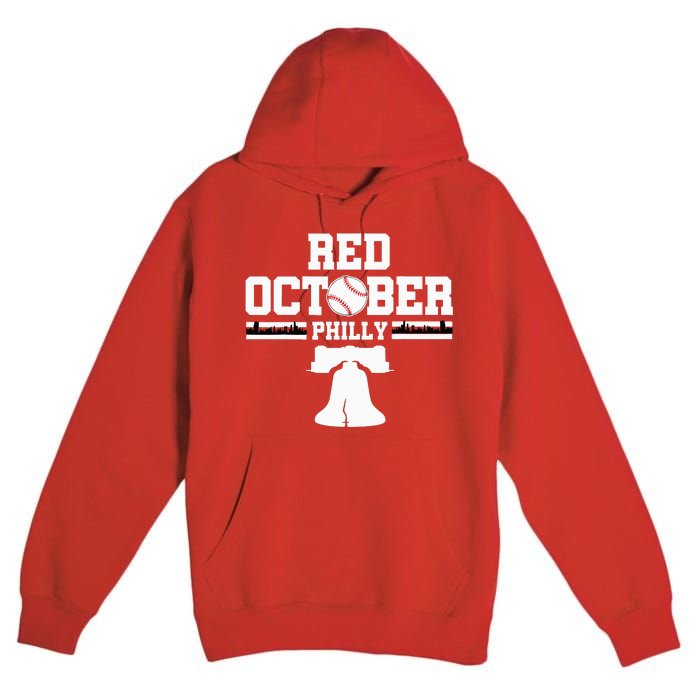 Take October Red Baseball Fan Premium Pullover Hoodie