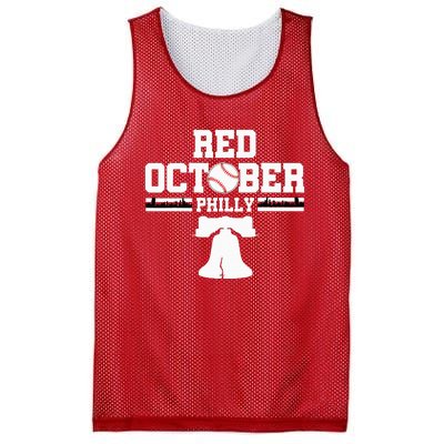 Take October Red Baseball Fan Mesh Reversible Basketball Jersey Tank