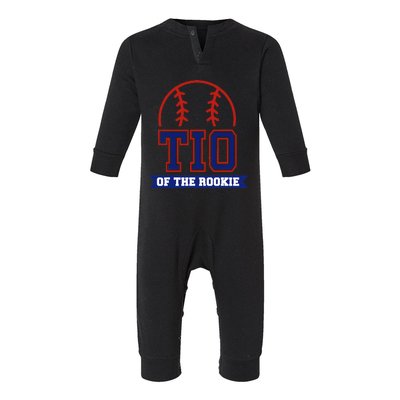 Tio of Rookie 1st Birthday Baseball Theme Matching Party Infant Fleece One Piece