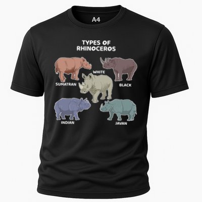 Types of Rhinoceros Sumatran Javan Rhino Animal Art Performance Shirt