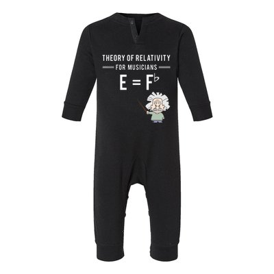 Theory Of Relativity For Musicians Classical Music Gift Idea Infant Fleece One Piece