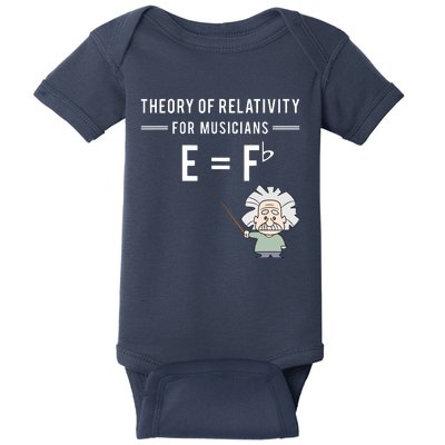 Theory Of Relativity For Musicians Classical Music Gift Idea Baby Bodysuit