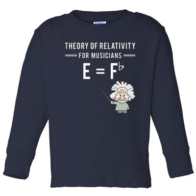 Theory Of Relativity For Musicians Classical Music Gift Idea Toddler Long Sleeve Shirt