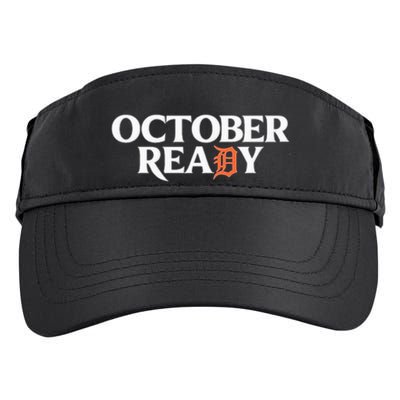 Tigers October Ready October Tiger Letter D Ready Adult Drive Performance Visor