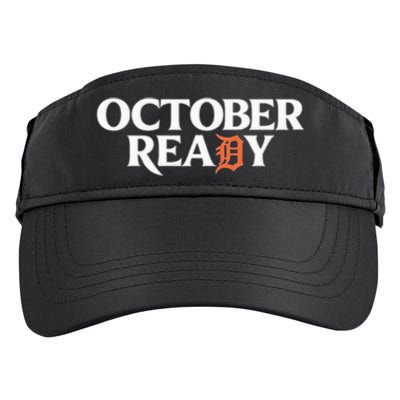 Tigers October Ready October Tiger Letter D Ready Adult Drive Performance Visor