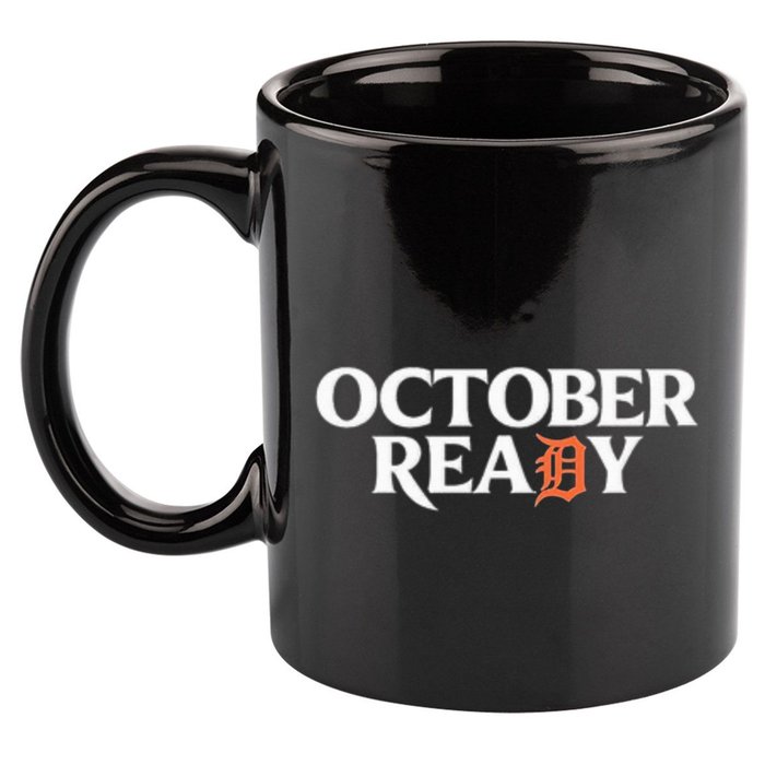 Tigers October Ready October Tiger Letter D Ready 11oz C Handle Ceramic Mug