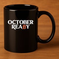 Tigers October Ready October Tiger Letter D Ready 11oz C Handle Ceramic Mug