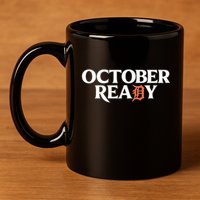 Tigers October Ready October Tiger Letter D Ready 11oz C Handle Ceramic Mug