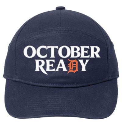 Tigers October Ready October Tiger Letter D Ready 7-Panel Snapback Hat