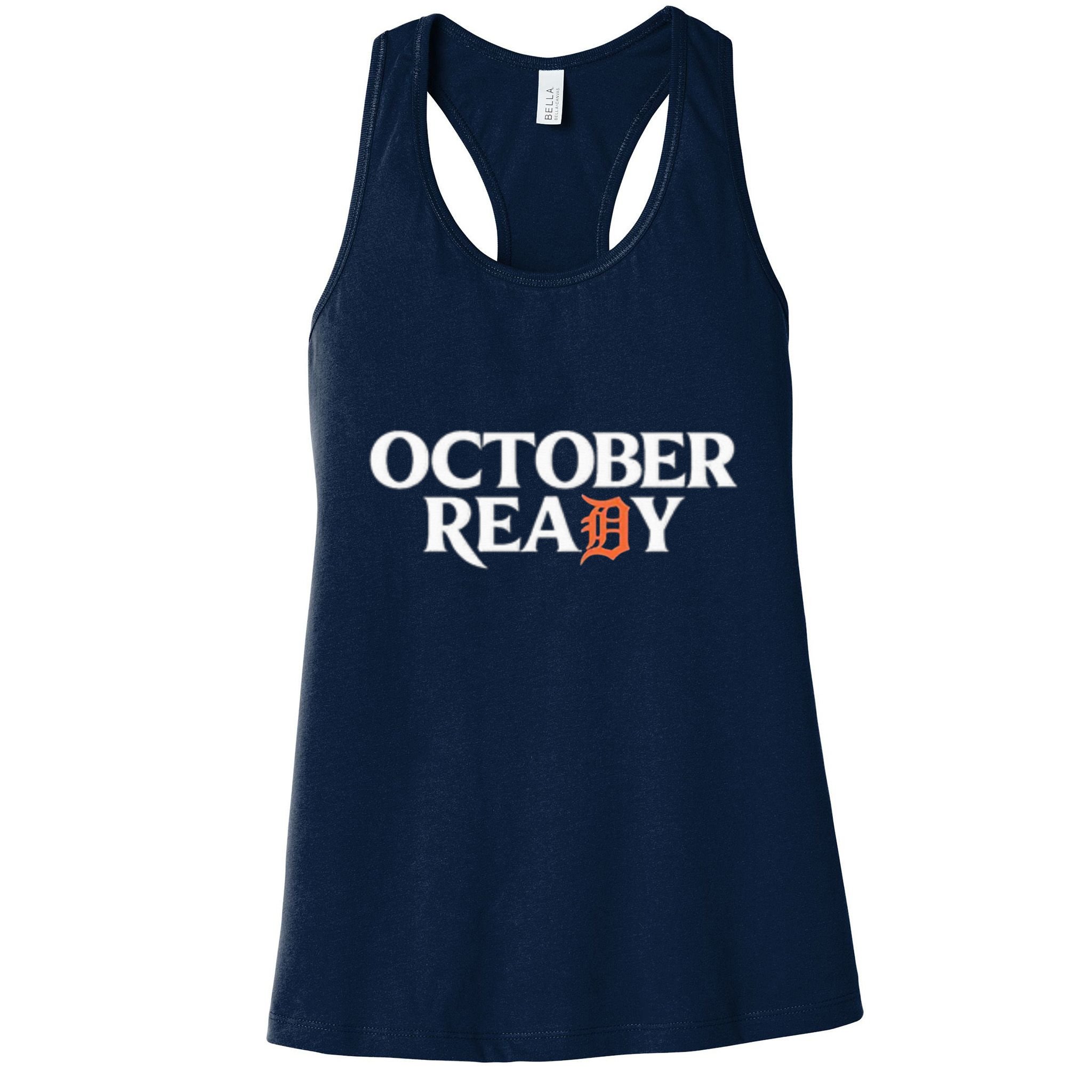 Tigers October Ready October Tiger Letter D Ready Womens Tank Top