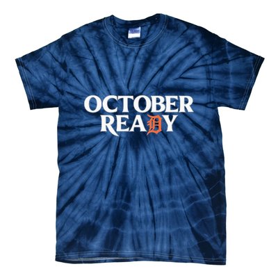 Tigers October Ready October Tiger Letter D Ready Tie-Dye T-Shirt